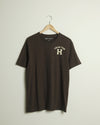 From the H Lightweight Tee (Mocha Brown/Cream)