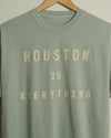 Houston is Everything Midweight Vintage-Wash Tee (Matcha/Cream)