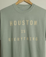 Houston is Everything Midweight Vintage-Wash Tee (Matcha/Cream)