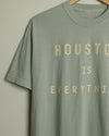 Houston is Everything Midweight Vintage-Wash Tee (Matcha/Cream)