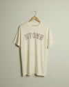 HTOWN Outline Midweight Vintage-Wash Tee (Latte/Brown)