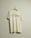 HTOWN Outline Midweight Vintage-Wash Tee (Latte/Brown)