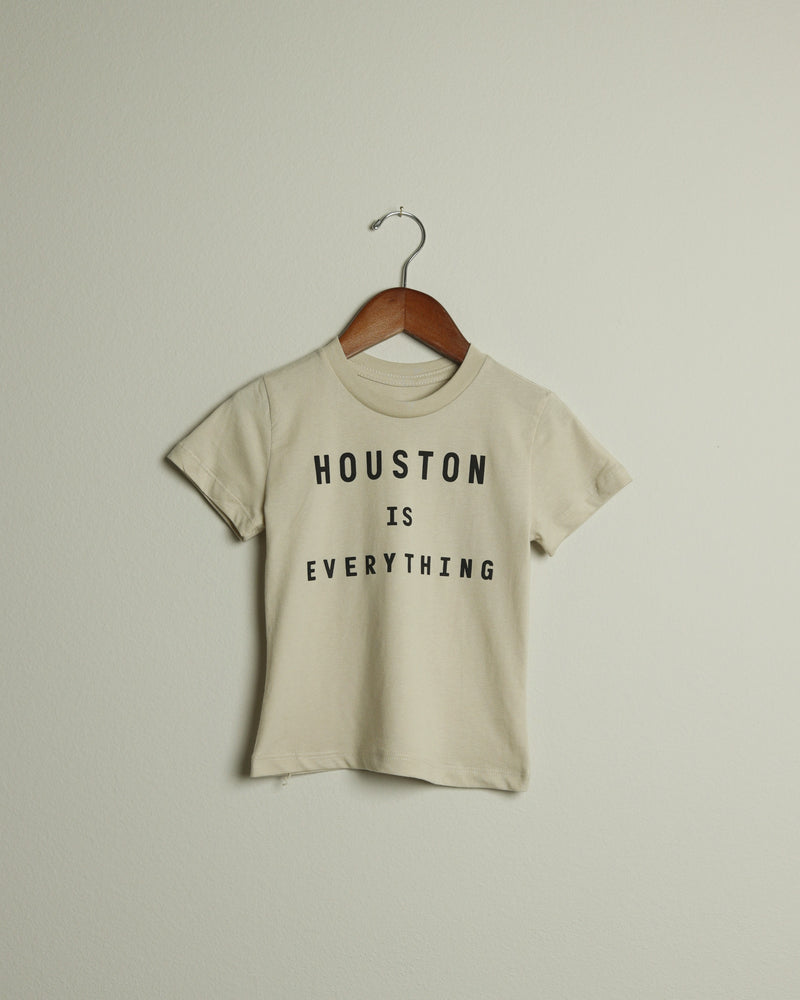 The Houston is Everything Toddler Tee (Tan/Black)