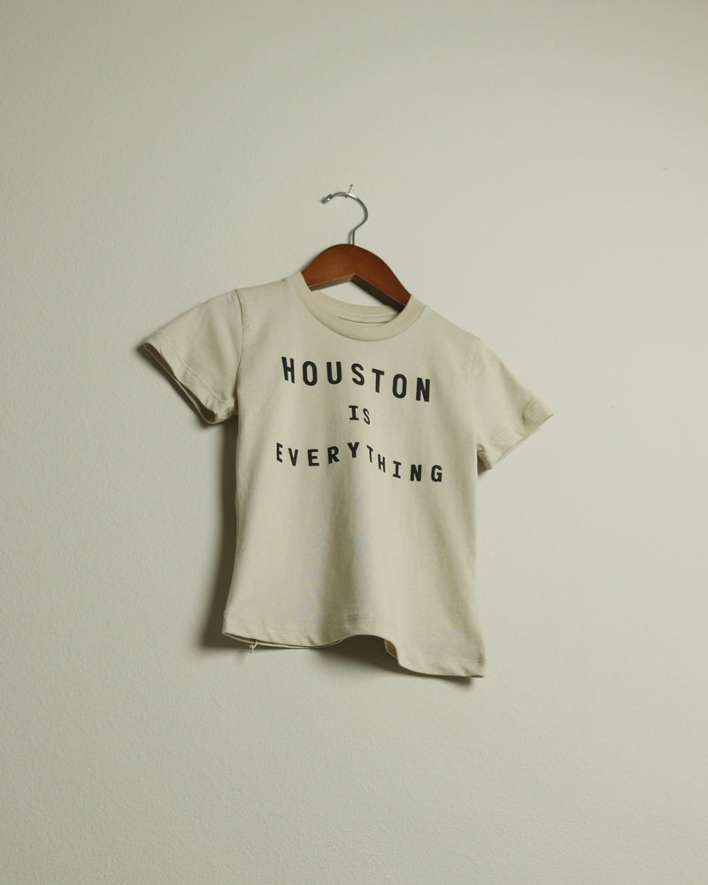 The Houston is Everything Toddler Tee (Tan/Black)