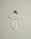 Houston is Everything Onesie (Cream/Metallic Rose)