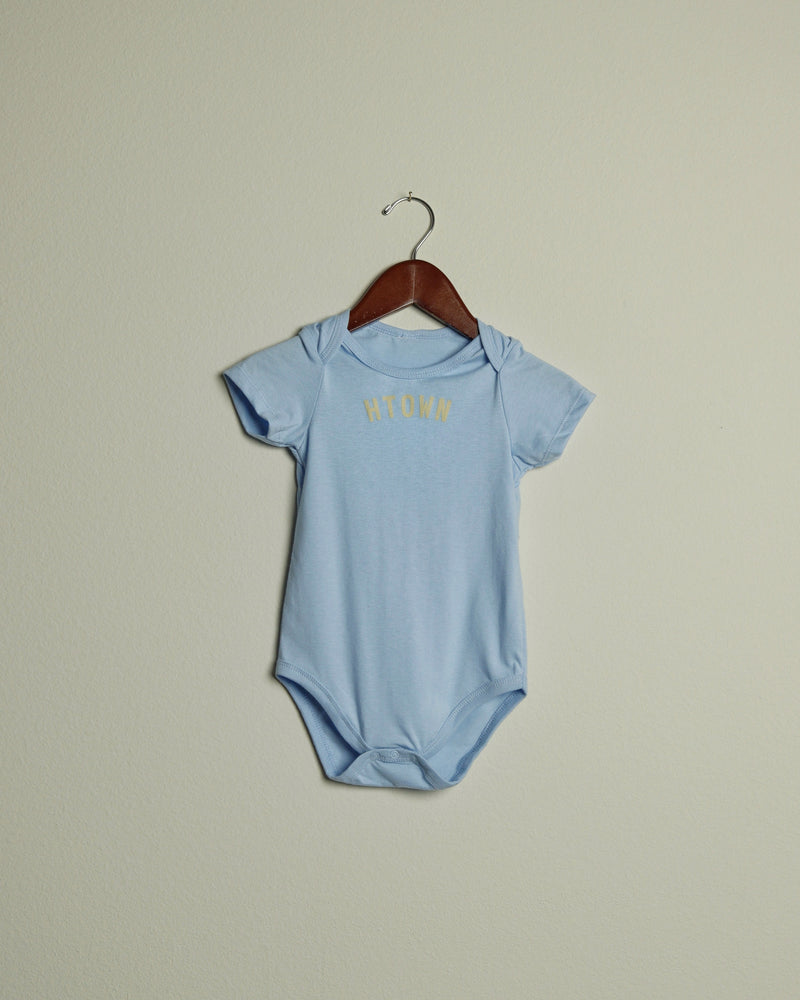 Mini HTOWN Onesie (Sky Blue/Cream)