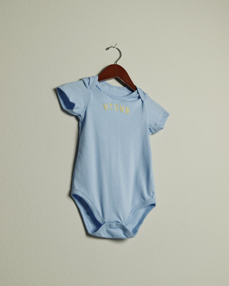 Mini HTOWN Onesie (Sky Blue/Cream)