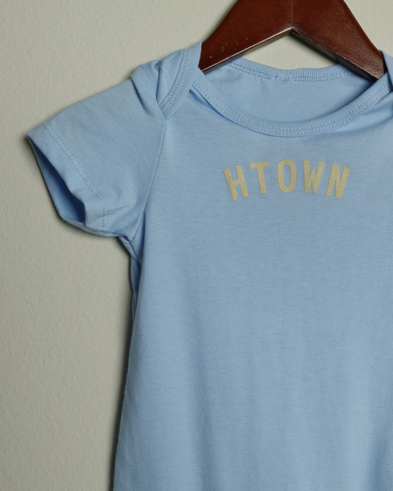 Mini HTOWN Onesie (Sky Blue/Cream)