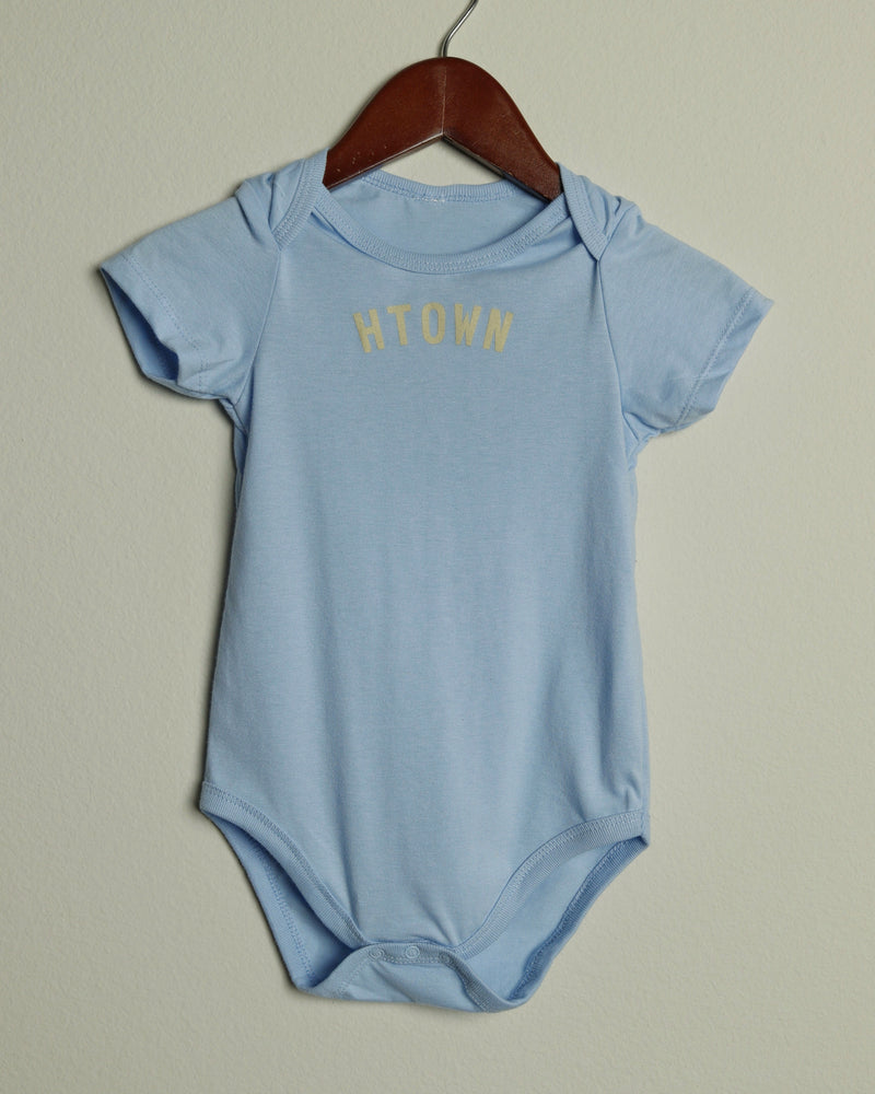 Mini HTOWN Onesie (Sky Blue/Cream)