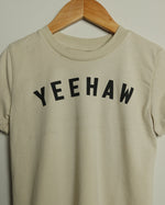 Yeehaw Toddler Tee (Beige/Black)