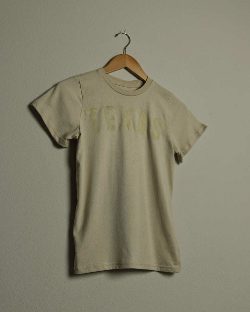 Texas Youth Tee (Monochrome Tan)