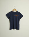 Crush City Youth Tee (Navy/Orange)