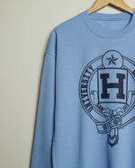 University of HTOWN Crest Crewneck Sweatshirt (Baby Blue/Navy)