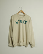 HTOWN Crewneck Sweatshirt (Khaki/Forest Green)