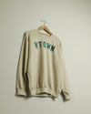 HTOWN Crewneck Sweatshirt (Khaki/Forest Green)