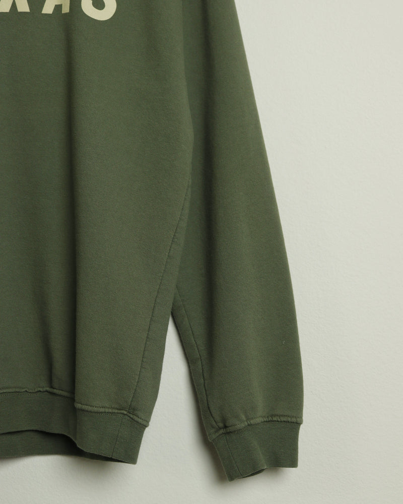 The TEXAS Crewneck Sweatshirt (Military Green/Khaki)