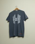 Sam & Davy for the Houston Dash H Logo Tee (Deep Blue/Sky Blue)