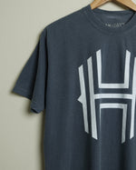 Sam & Davy for the Houston Dash H Logo Tee (Deep Blue/Sky Blue)