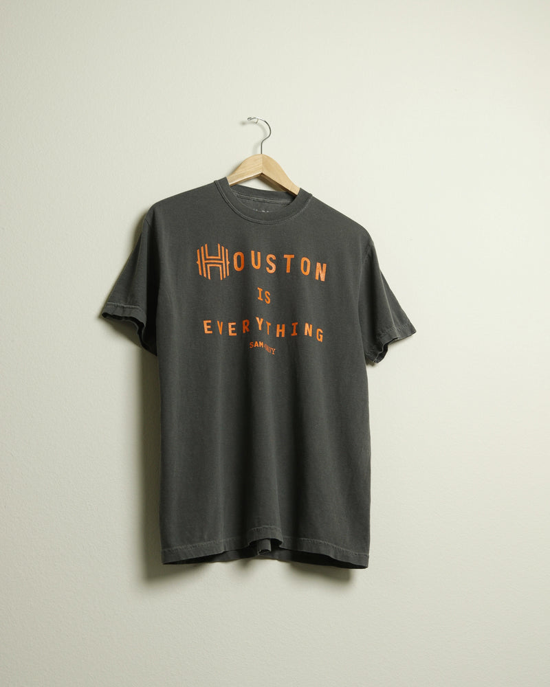 Sam & Davy for the Houston Dash Houston is Everything Tee (Charcoal Grey/Orange)