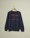 The Houston is Everything Crewneck (Unisex Navy/Red)