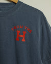 From the H Midweight Vintage-Wash Tee (Faded Navy/Red)