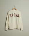 The HTOWN Crewneck (Eggshell/Oxblood)