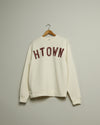 The HTOWN Crewneck (Eggshell/Oxblood)