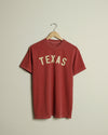 Texas Vintage-Wash Tee (Faded Red/White)
