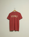 Texas Vintage-Wash Tee (Faded Red/White)