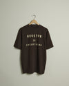 Houston is Everything Pima Cotton Tee (Brown/Khaki)