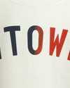 HTOWN Two-Tone Crewneck Sweatshirt (White/Navy/Red)