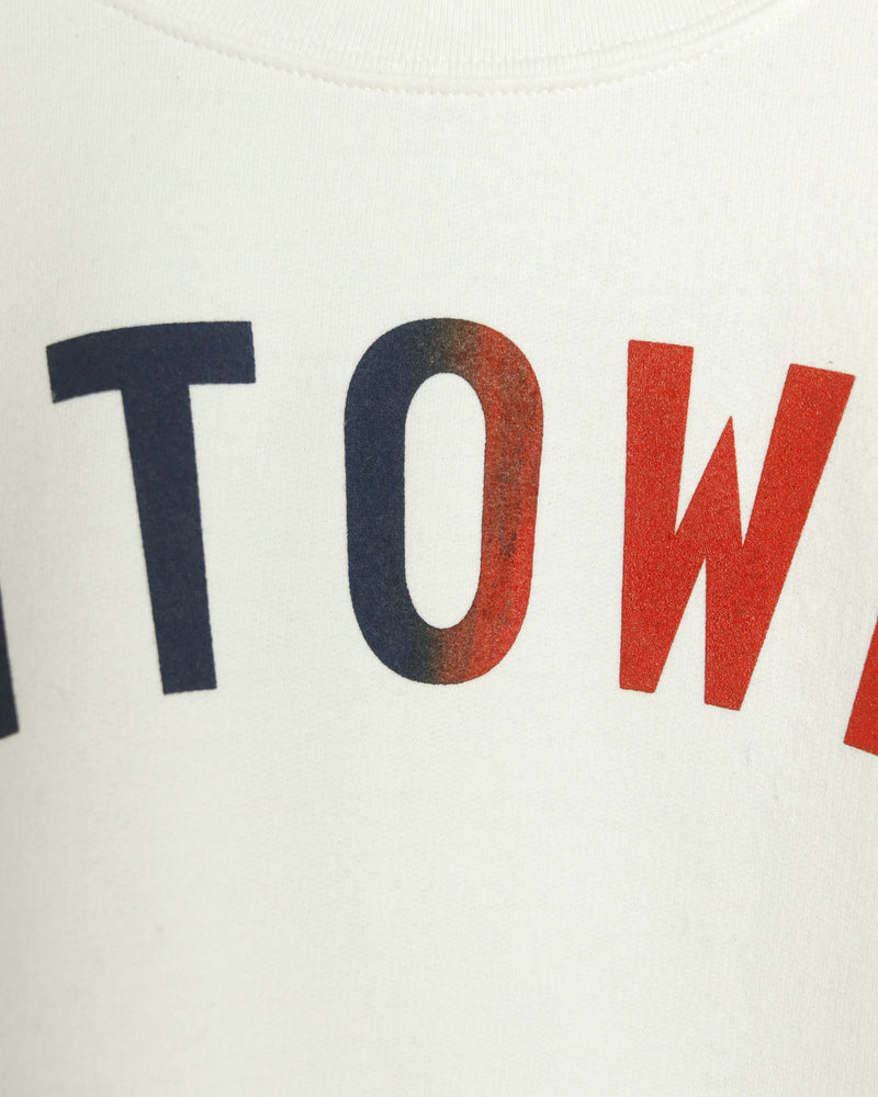 HTOWN Two-Tone Crewneck Sweatshirt (White/Navy/Red)