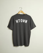 HTOWN Pima Cotton Tee (Charcoal/White)