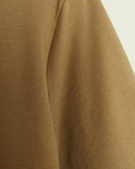 The H Embroidered Pima Cotton Tee (Caramel/White)