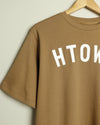 HTOWN Pima Cotton Tee (Caramel/White)