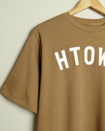 HTOWN Pima Cotton Tee (Caramel/White)