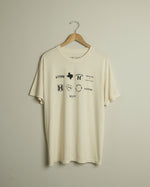 Sam & Davy 8 Year Anniversary Tee (Cream/Black)