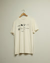 Sam & Davy 8 Year Anniversary Tee (Cream/Black)