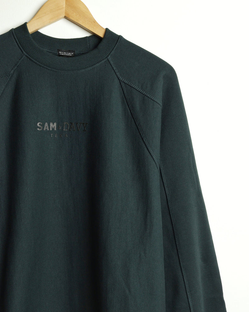 SAM & DAVY Premium Heavyweight Crewneck Sweatshirt (Aqua Green)