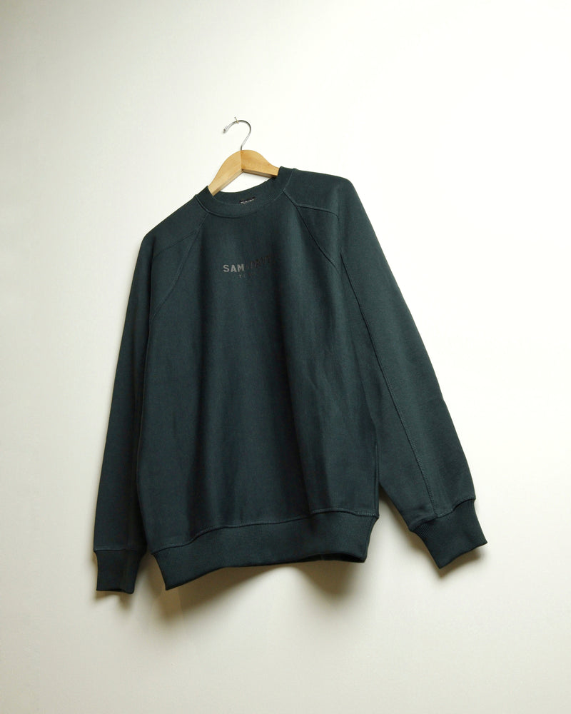 SAM & DAVY Premium Heavyweight Crewneck Sweatshirt (Aqua Green)