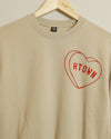 HTOWN Candy Heart Crewneck Sweatshirt