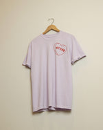 HTOWN Candy Heart Tee (Lilac Purple/Red)