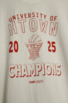 University of HTOWN 2025 Champions Vintage-Wash Tee (White/Red)