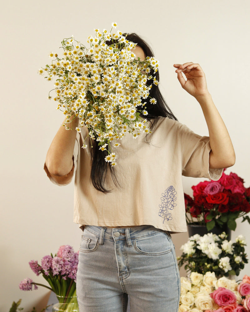 Bluebonnet Cropped Tee