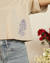 Bluebonnet Cropped Tee
