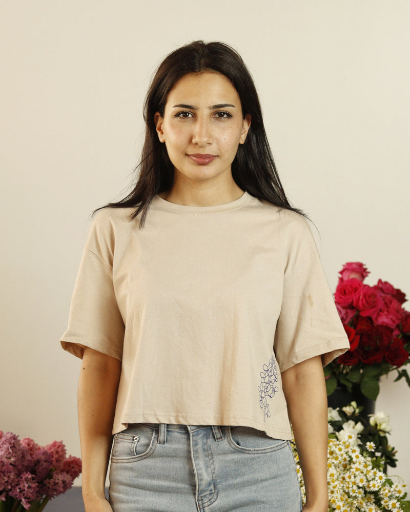 Bluebonnet Cropped Tee
