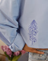 Bluebonnet Cropped Button Up