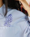 Bluebonnet Cropped Button Up
