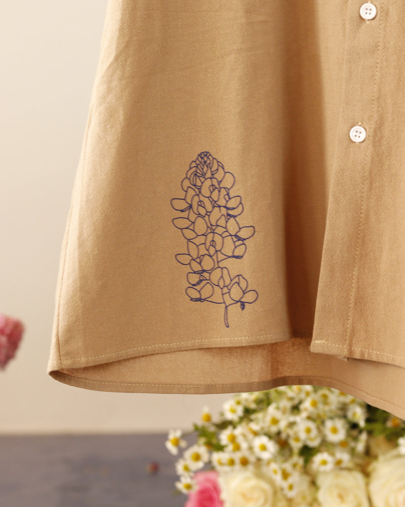 Bluebonnet Lightweight Drop Shoulder Shirt