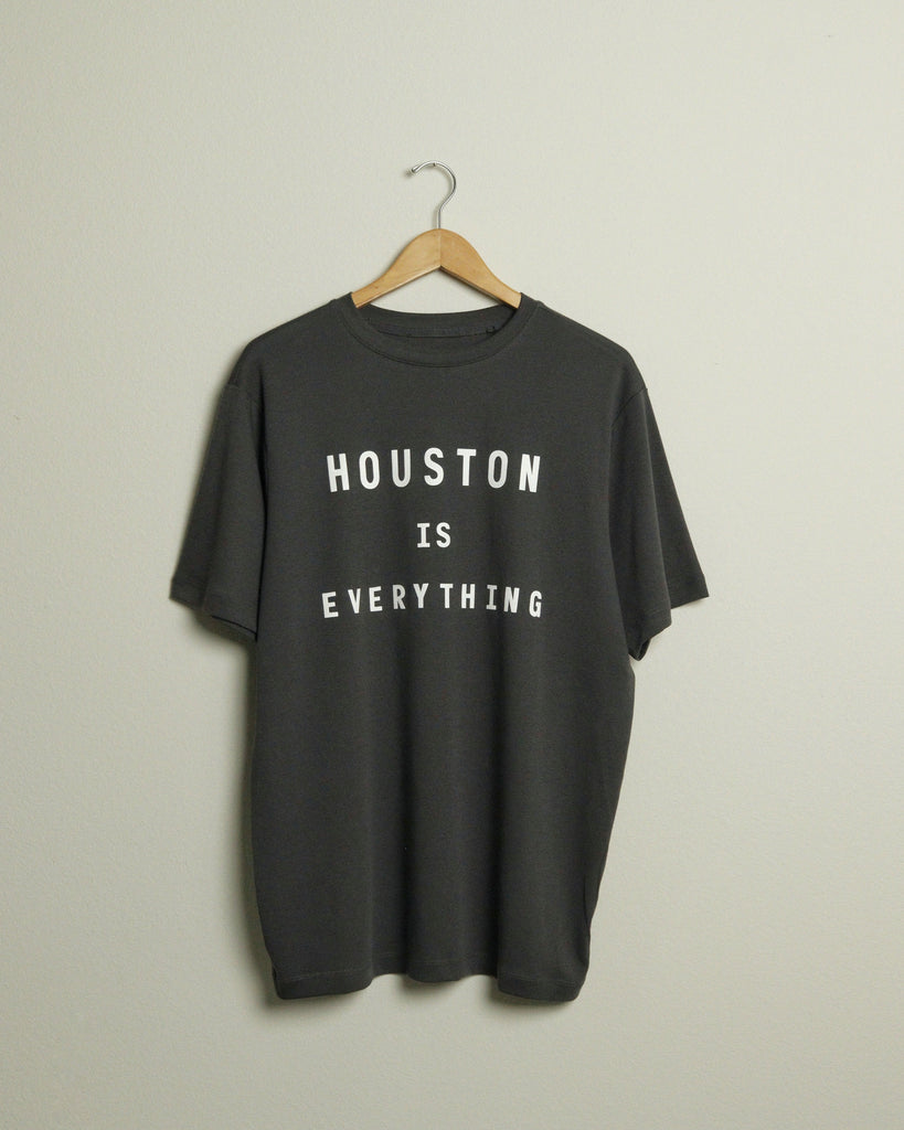 Houston is Everything Pima Cotton Tee (Charcoal/White)
